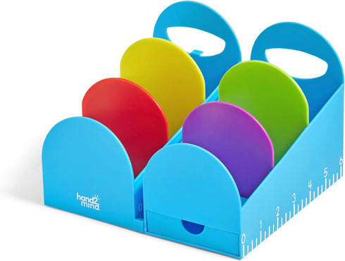 hand2mind Junior Flexible Desk Organizer, Desk Top Organizer, Modular Desk Organizer, Desk Organizers and Accessories, Teacher Supplies, Pencil Ho...