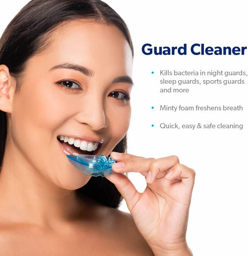 EverSmile Guard Cleaner for Night Guards, Sleep Guards, Mouth Guards, Snore Guards, Sports Guards and Grinding Guards | Cleans & Fights Bad Breath...