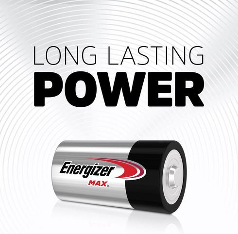 Energizer Max D Batteries, Premium Alkaline D Cell Batteries (8 Battery Count)...