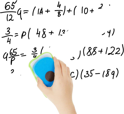 Microfiber Dustless Chalk Eraser Magnetic Chalkboard Cleaner Multipurpose Cleaning Duster Washable Reusable Eraser for Markers, Chalk, Home, Class...