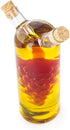 Fox Run 7050 Run Grape Motif Oil and Vinegar Cruet Dispenser Bottle, Clear Borosilicate Glass...