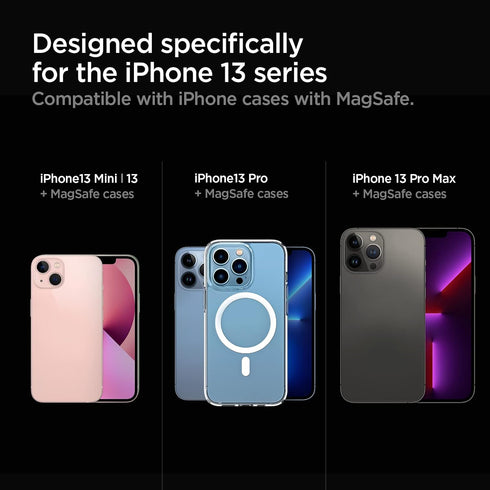 Spigen Charging Adapter, ArcField Magnetic Wireless Charger for iPhone 15, 14, 13, 12 Series, AirPods, Fast Wireless Charging Pad, Compatible with...