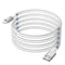for Innovative Magnetic Charging Cable (3.3ft) Tangle-Free Charging Cable with Surrounded Magnets Easy Storage Hassle-Free Handling Fast Charger C...