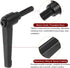 6pcs Adjustable Clamping Lever Handles M8 x 20mm Male Thread Bolt Knobs Rotating Screw Locking Quick Release Ratchet Push Button Handle, Black...