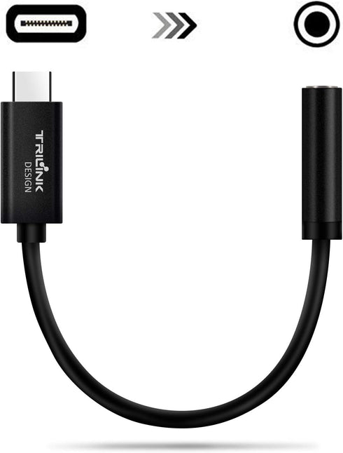 USB Type C to 3.5mm Audio Headphone Jack Adapter (Hi-Res & Digital Chipset) Aux Adaptor Compatible with New iPad Pro(11” 12.9”)/MacBook/Pro/Air, G...