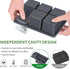 Large Ice Cube Tray for Whiskey: FDDBI Big Square Ice Cube Maker for Cocktail - 2Pack Silicone Old Fashioned Ice Cube Trays - 2inch Huge Cubed Ice...