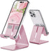 Phone Stand, Aluminum Phone Holder for iPhone 16 15 14 13 12 11 X 8 7 6 Plus 5, Samsung, Huawei, Suitable for All Smartphones, Adding a Touch of S...