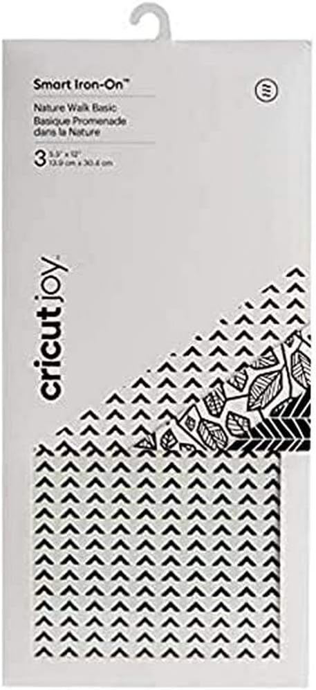 Cricut Smart Iron On (5.5in x 12(3), Nature Walk Basic) for Joy Machine - matless Cutting for Shapes up to 4ft, & Repeated cuts up to 20ft...
