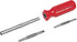 Performance Tool W975 6-in-1 Quick Change Screwdriver With Hex Torque Handle, Chrome Vanadium Steel...