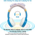 Kids Bluetooth Headphones with 85dB Safe Volume Limit HD Sound Sharing Function with SD Card Slot Headphones for School Toddler Headset for On-lin...