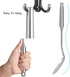 Slotted Spoon Stainless Steel For Cooking Deep Frying Metal Skimmer Spider Strainer Ladle Heavy Duty Professional Long Handle...