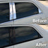 2 in x 25 FT Gloss Black Vinyl Wrap Kit Sticker Decal for Black Out Chrome Remove Window Trim Door Trim Self-Adhesive Air Release Waterproof and S...