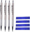 4 Pack 2.0 mm Lead Holder Metal Mechanical Pencil Automatic Mechanical Drafting Pencil for Draft Drawing,Carpenter,Crafting, Art Sketching + 48 Le...