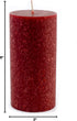 Root Candles 336703 Unscented Timberline Pillar Candle , 3 x 6-Inches, Garnet...