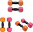 Friends Forever Dog Chew Toy, Interactive Treat Dispensing Toys, Dog Puzzle Fun Indoor Play, Non-toxic Durable Natural Rubber, Pink/Orange 2 Piece...