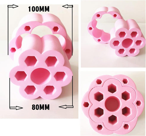 RF REENFAYA Cup Turner Foam, Tumbler Turner Foams Set for 3/4 Inch PVC Pipe, Tumbler Spinner Foams Fit 40 oz 30 oz 20 oz 14 oz Tumblers Crafting...