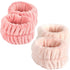 4 Pcs Face Washing Wristbands, Soft & Absorbent Microfiber Wrist Scrunchies for Washing Face, Face Wash Wrist Band for Women Girl, Spa Wrist Wash ...