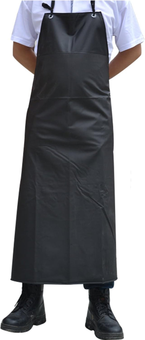 Surblue Waterproof Apron Chemical Resistant Work Safe Clothes (black)...