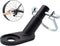QzoneLife® Bicycle Trailer Coupler Hitch Black Universal Cycling Adapter Accessories Rear Replacement Axle Hitch Attachment for Child Pet Cargo Bi...
