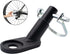 QzoneLife® Bicycle Trailer Coupler Hitch Black Universal Cycling Adapter Accessories Rear Replacement Axle Hitch Attachment for Child Pet Cargo Bi...