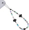 Beaded Phone Lanyard, Cell Phone Charm Wrist Strap Heart Clay Beads Keychain for Men Women Cell Phone String Strap...
