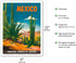 Mexico - Ciudad Juarez Chihuahua - Direccion General de Turismo (Department of Tourism) - Vintage Travel Poster by Magallón c.1948 - Master Art Pr...