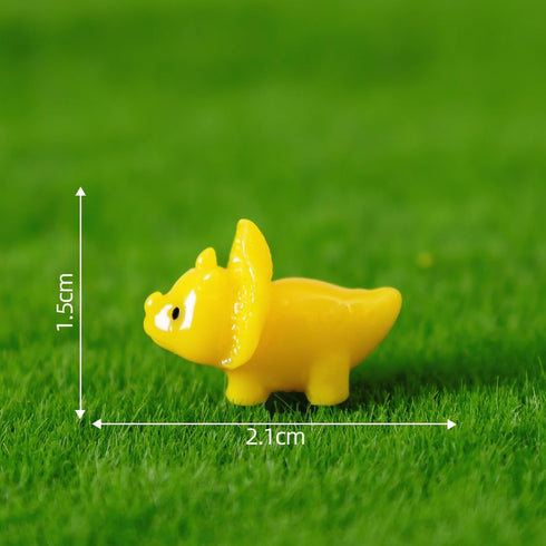 12 Pcs Mini Resin Dinosaur Figures Small Dinosaur Tiny Dinosaur for Mini Garden Micro Landscape Aquarium Home Decoration Dinosaur Party Favors (Re...