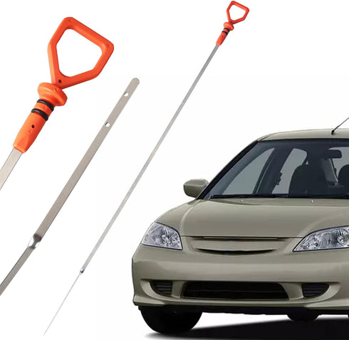Engine Oil Level Dipstick Indicator Compatible for Honda Civic 2001-2005 2&4 Door Replace Fluid Oil Indicator Stick 15650-PLM-004...