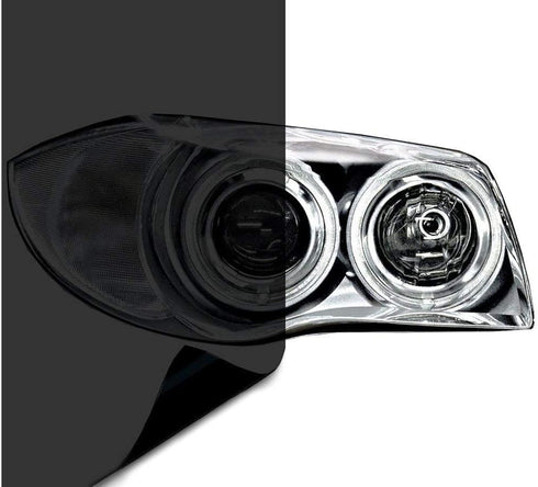 VViViD Dark Black Headlight Taillight Tint Air-Release Vinyl Wrap Film Roll (12" x 24" 2-Roll Pack)...
