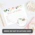 Set of 50 Advice and Wishes Cards - Double Sided Floral Cards, Perfect for the Bride and Groom, Baby Shower, Bridal Shower, Wedding Shower, Gradua...