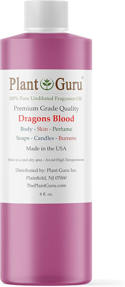 Dragons Blood Fragrance Oil 8 fl. oz. Scented Oil for DIY Soap Making, Candles, Bath Bombs, Body Butters. Used in Aromatherapy Diffusers, Burners ...