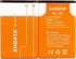 BL-5C Battery 3.7V 1500mAh Rechargeable Battery Large Capacity for Radio for Home with Current Protection (2 Pieces)...