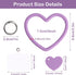 Heart Loop Phone Lanyard, Smart Phone Hand Wrist Lanyard Strap with Key Chain Holder Compatible with Most Smartphones for Cell Phone Case Keys ID ...