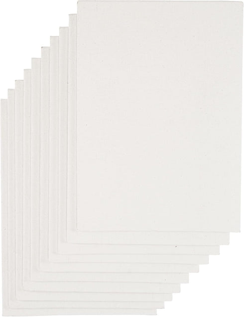 Canvas Panel, 5" x 7", Pack of 10, for Beginner Artists, Suitable for Wet and Dry Media...
