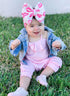 KIDOCHEESE Oversized Headbands with Large Hair Bows, Elastic Nylon Hairbands and Head Wraps for Baby Girls, Newborns, Infants, and Toddlers...