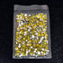 AD Beads 1440 Pieces Mixed Size No Hotfix Glue on Quality Glass Flatback Rhinestones Round Crystal Gems (21 Citrine)...
