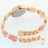 Women's Small Face Wrist Watches Limited Edition Rose Gold Watch Natural Leaf Pattern Lady Bracelet Jewelry Rhinestone Bangle Wristwatch...