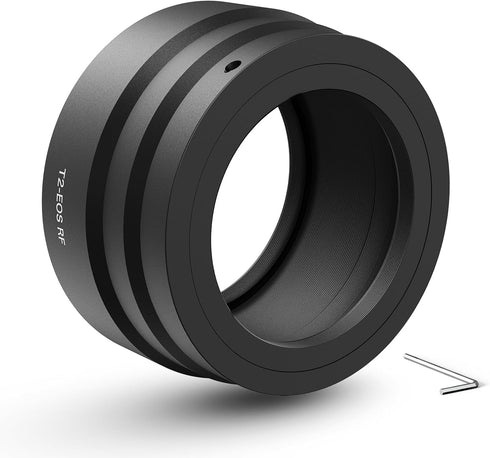 Lightdow T2-RF T Mount Camera Lens Adapter T-Ring M42x0.75mm for Canon R3 R5 R6 R7 R8 R10 R50 R100 etc...