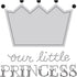 Dimensions Our Little Princess' Photo Frame Embroidery Kit, 5'' x 5''...