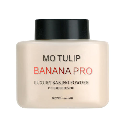 Banana Pro Loose Baking Powder, long lasting Matte Finish Make Up Setting Powder, Easy to Make Up Face Powder for Medium Skin Tones, Minimizes Por...