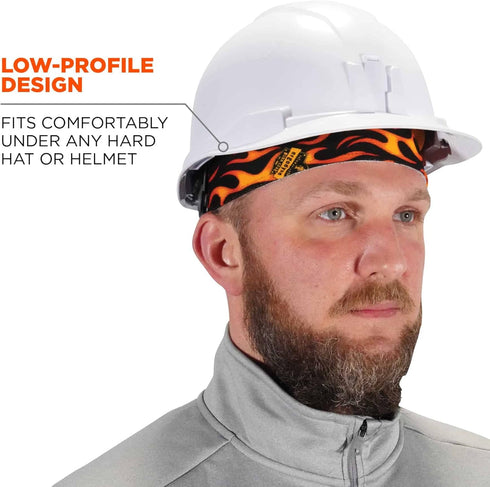 Ergodyne unisex adult 3-pk Cap, Flames, One Size US...