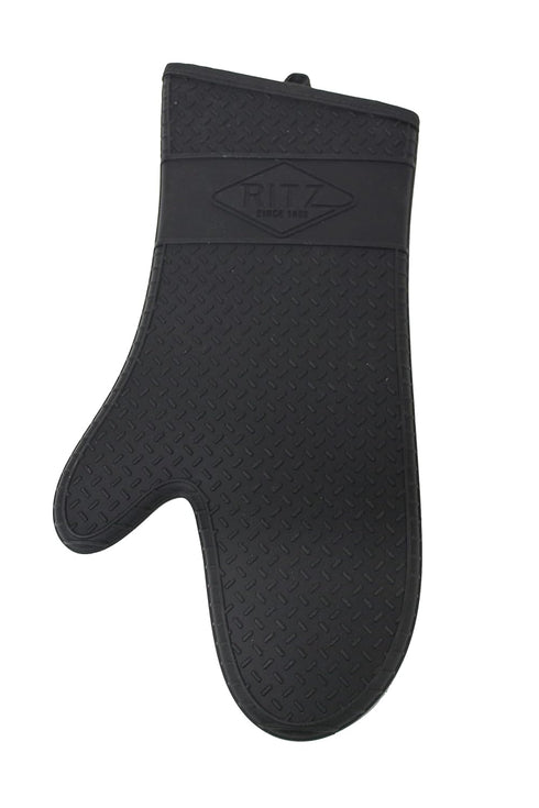 Silicone Oven Mitt, Black...