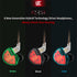 KZ ES4 Wired Earbuds, Extra Bass in ear Monitor Earbuds, High Fidelity Gaming Earbuds, 1dd 1ba Drivers Hybrid Technology iem Earphones KZ Headphon...