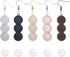 PH PandaHall 40 Sets 3-Consecutive Earring Blanks, 40pcs 8 Colors Round Earring Bezel Trays Backs Base Blank, 120pcs Glass Cabochon Dome Tiles and...