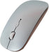 Bluetooth Mouse for Laptop/Tablet/iPhone/Android PC,Rechargable Quiet Slim Mice Compatible with Windows/Linux,Silver...