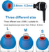 Earbud Tips Soft Silicone Earbuds Replacement Tips Fit for in-Ear Headphones(Inner Hole from 3.8mm - 4.2mm Earphones) 9 Pairs S/M/L......