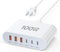100W USB C Fast Charger Block Compact GaN 6 Port PD USB C and QC USB A Wall Charger Type C Charging Station Hub Adapter Plug Cube Brick for iPhone...