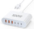 100W USB C Fast Charger Block Compact GaN 6 Port PD USB C and QC USB A Wall Charger Type C Charging Station Hub Adapter Plug Cube Brick for iPhone...