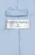 Vesuvio Napoli NeckTie Solid BABY BLUE Color Men's Neck Tie...