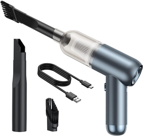 LEMOISTAR Portable Handheld Vacuum Cleaner, Mini Car Vacuum Cleaner Cordless 6000PA Suction, Rechargeable Battery Lightweight Hand Vacuum for Home...